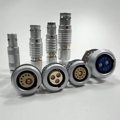 Giá tốt Đầu nối tròn Fischer ODU LEMO Push Pull Kim loại Chống nhiễu điện từ (EMC) Đồng trục 9 chân trực tuyến