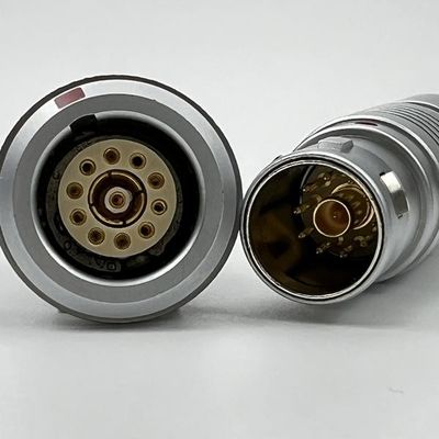Giá tốt Multiple Contact Coaxial Signals Circular Push Pull Connectors EMC Shielding trực tuyến