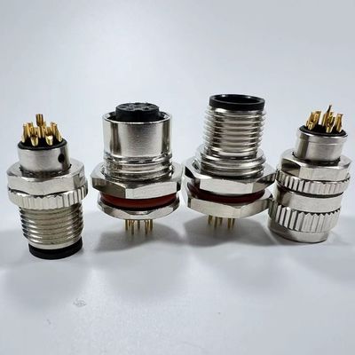 Giá tốt IP67 Industrial Wire Waterproof Bulkhead Electrical Connectors Plug And Socket 2-19 Contacts trực tuyến